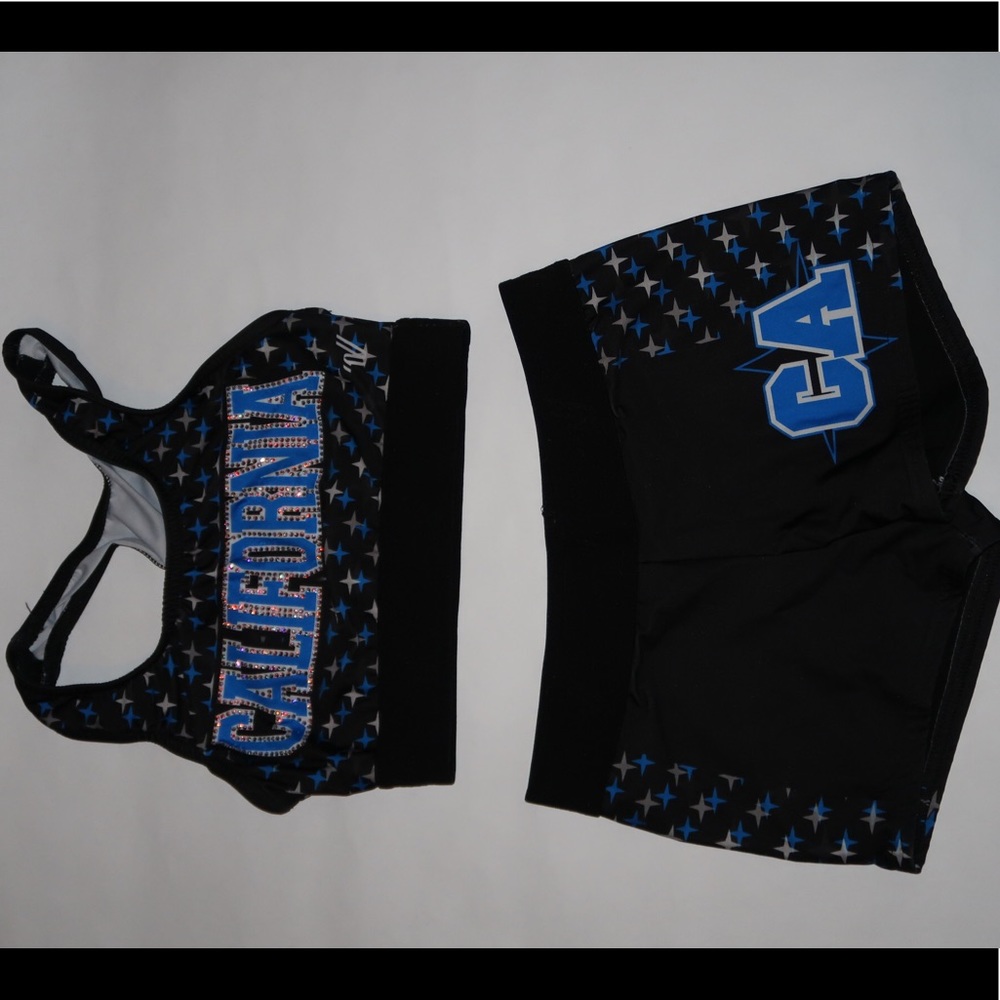 California Allstars Sports Bra and Shorts